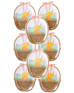 Easter Basket Lunch Plates 8ct