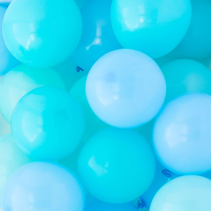 Poolside Blue Mini Balloons