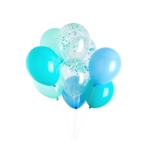 Poolside Blue Classic Balloons