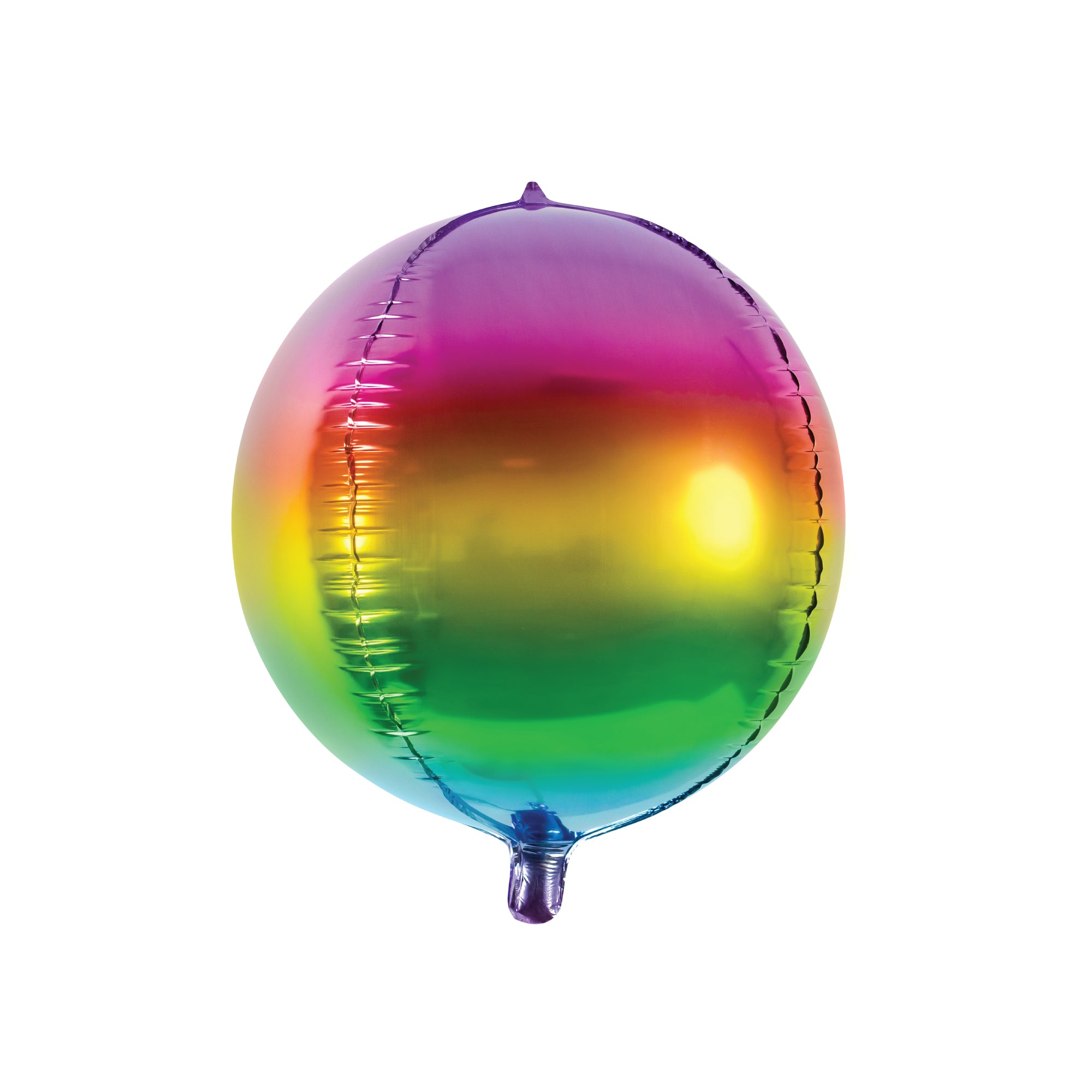 Rainbow Ombre Ball Balloon 16in | The Party Darling