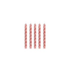 Rose Gold Spiral Birthday Candles 24ct | The Party Darling