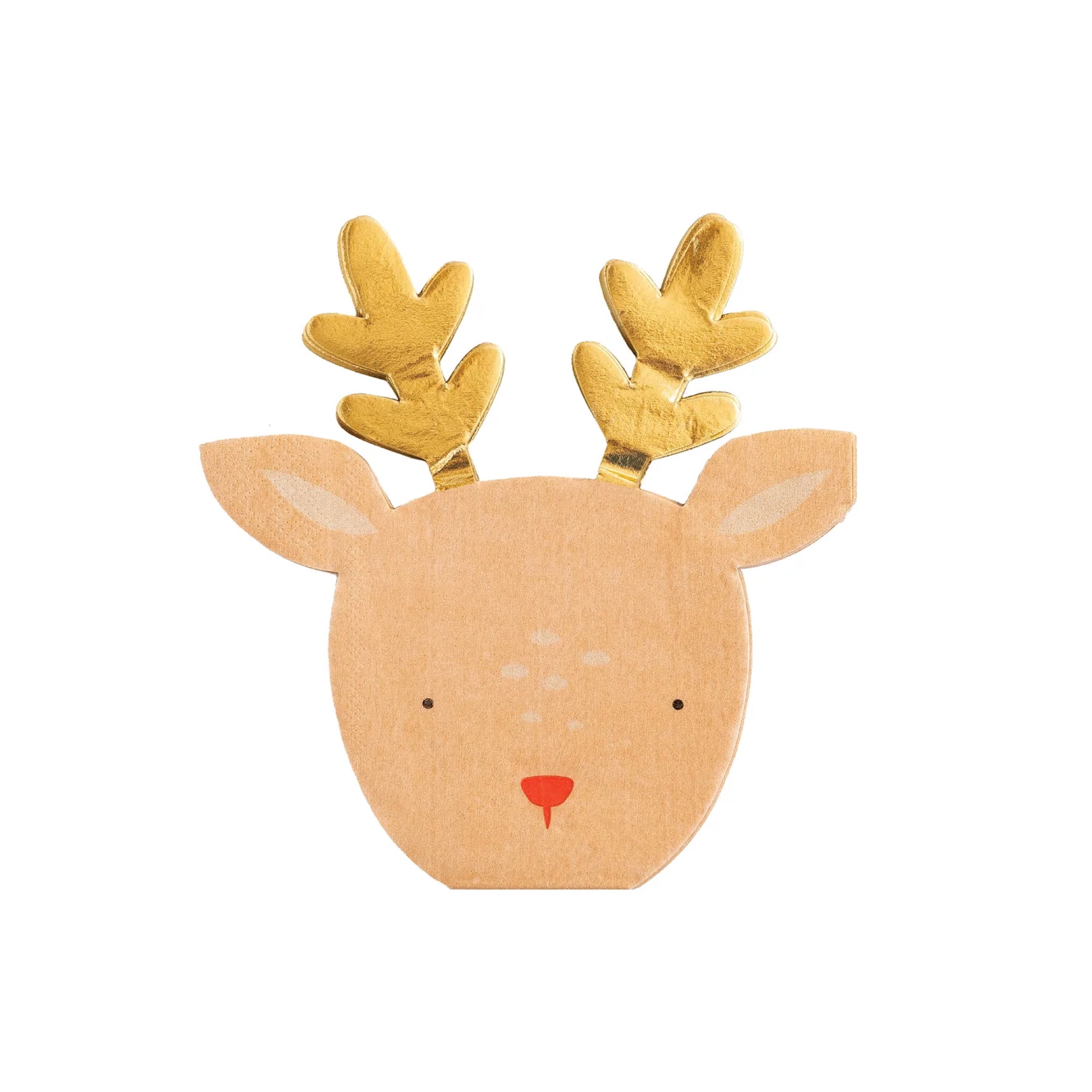 Rudolph Reindeer Dessert Napkins 18ct | The Party Darling