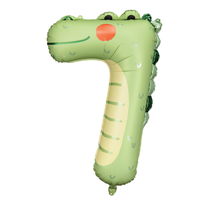Giant Number Balloon Crocodile 7 | The Party Darling