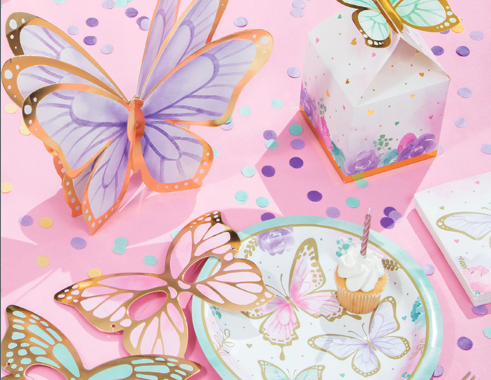 Butterfly Lunch Napkins 16ct The Party Darling 6673