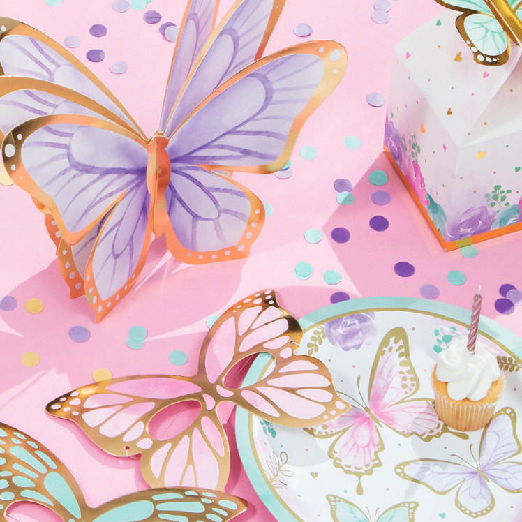 Butterfly Party Masks 8ct - The Party Darling