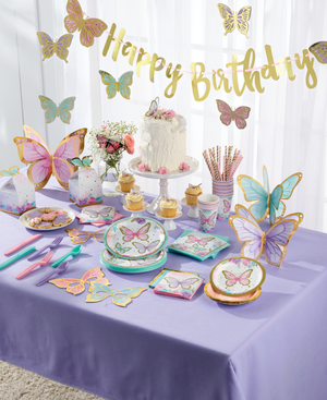 Butterfly Lunch Napkins 16ct - The Party Darling
