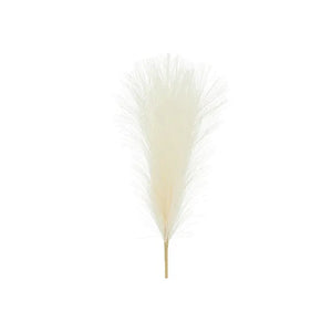 Cream Artificial Pampas Grass Stem 17.7in | The Party Darling