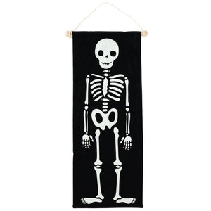 Skeleton Halloween Canvas Banner | The Party Darling