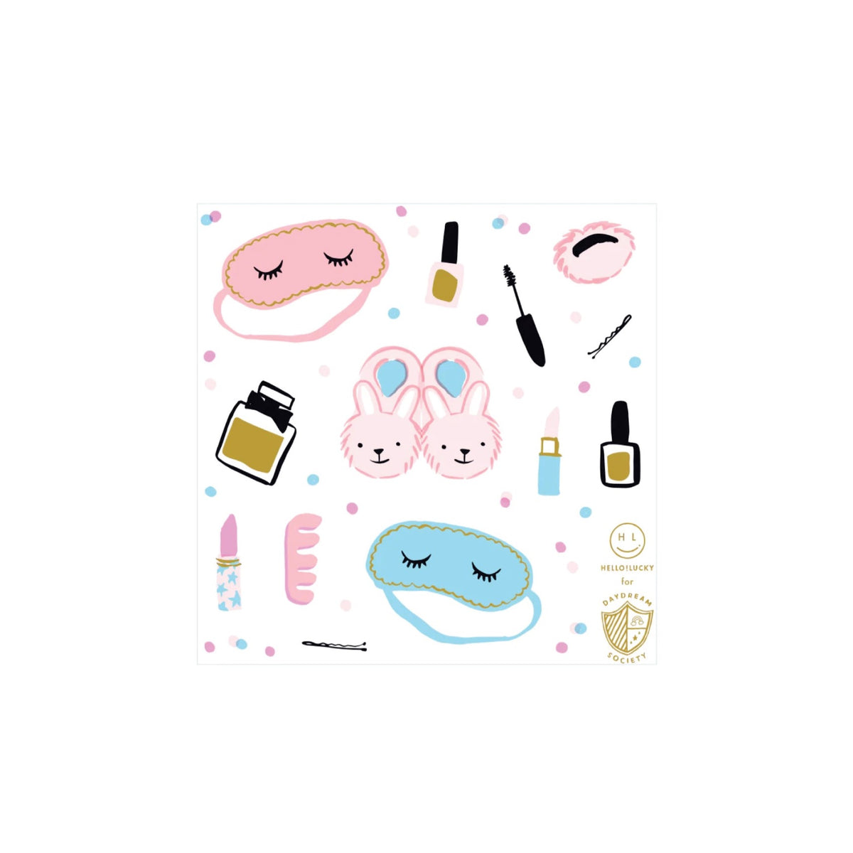Slumber Party Sticker Sheets 4ct