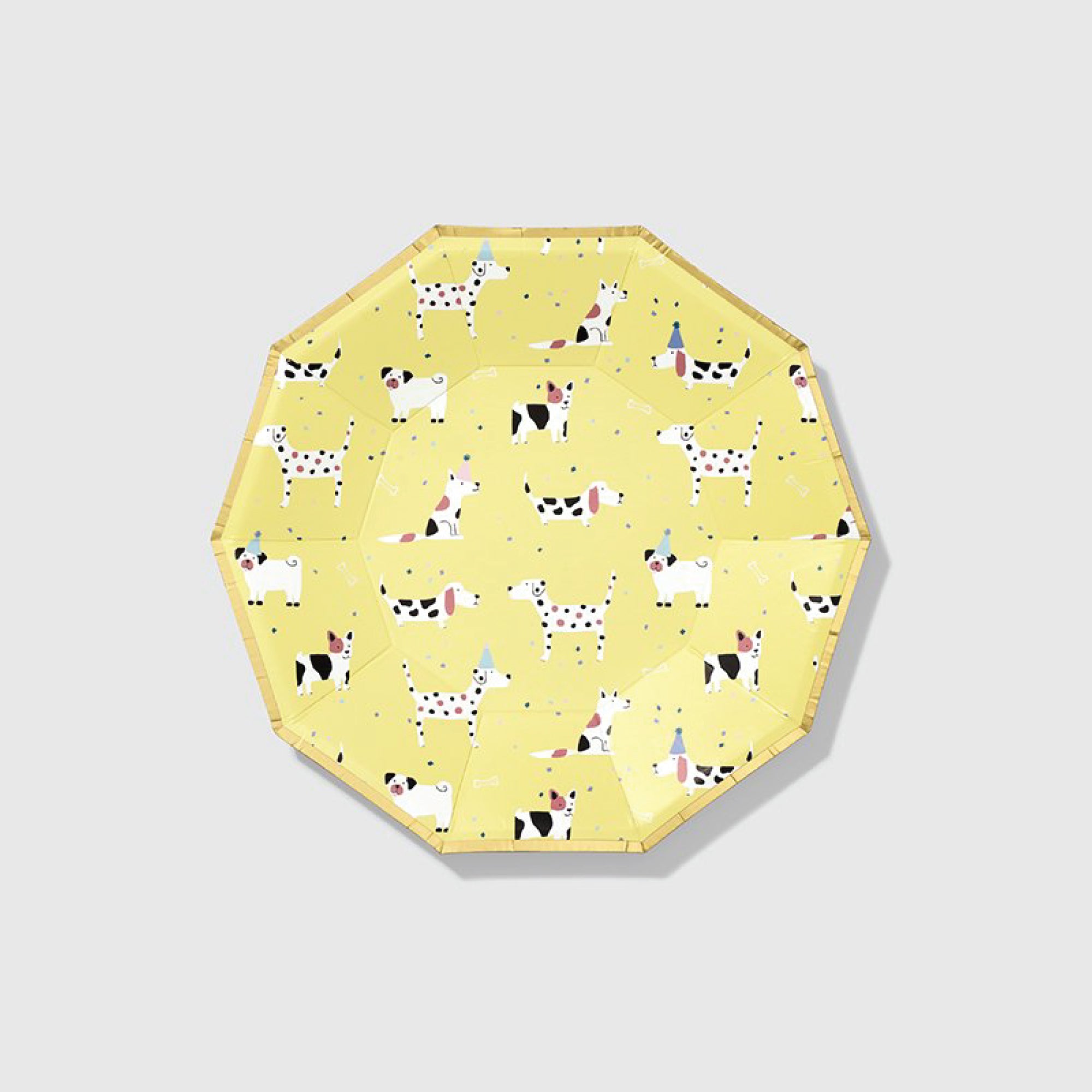 Dog Pawty Dessert Plates 10ct | The Party Darling