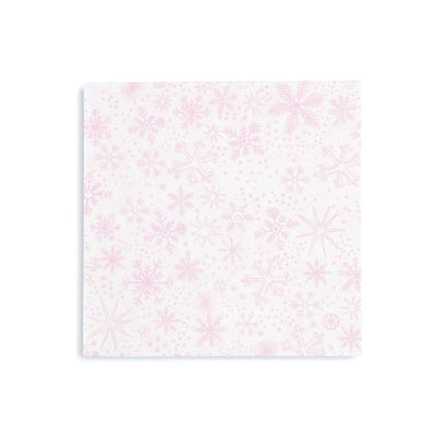 Frosted Iridescent Snowflake Napkins 16ct