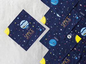Space Adventure Lunch Napkins 20ct - The Party Darling