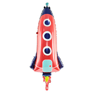 Space Rocket Foil Balloon 45.5in | The Party Darling