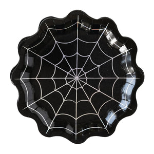 Spider Web Lunch Plates 8ct | The Party Darling