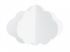 White Cloud Hanging Decorations 3ct - The Party Darling