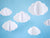 White Cloud Hanging Decorations 3ct | The Party Darling
