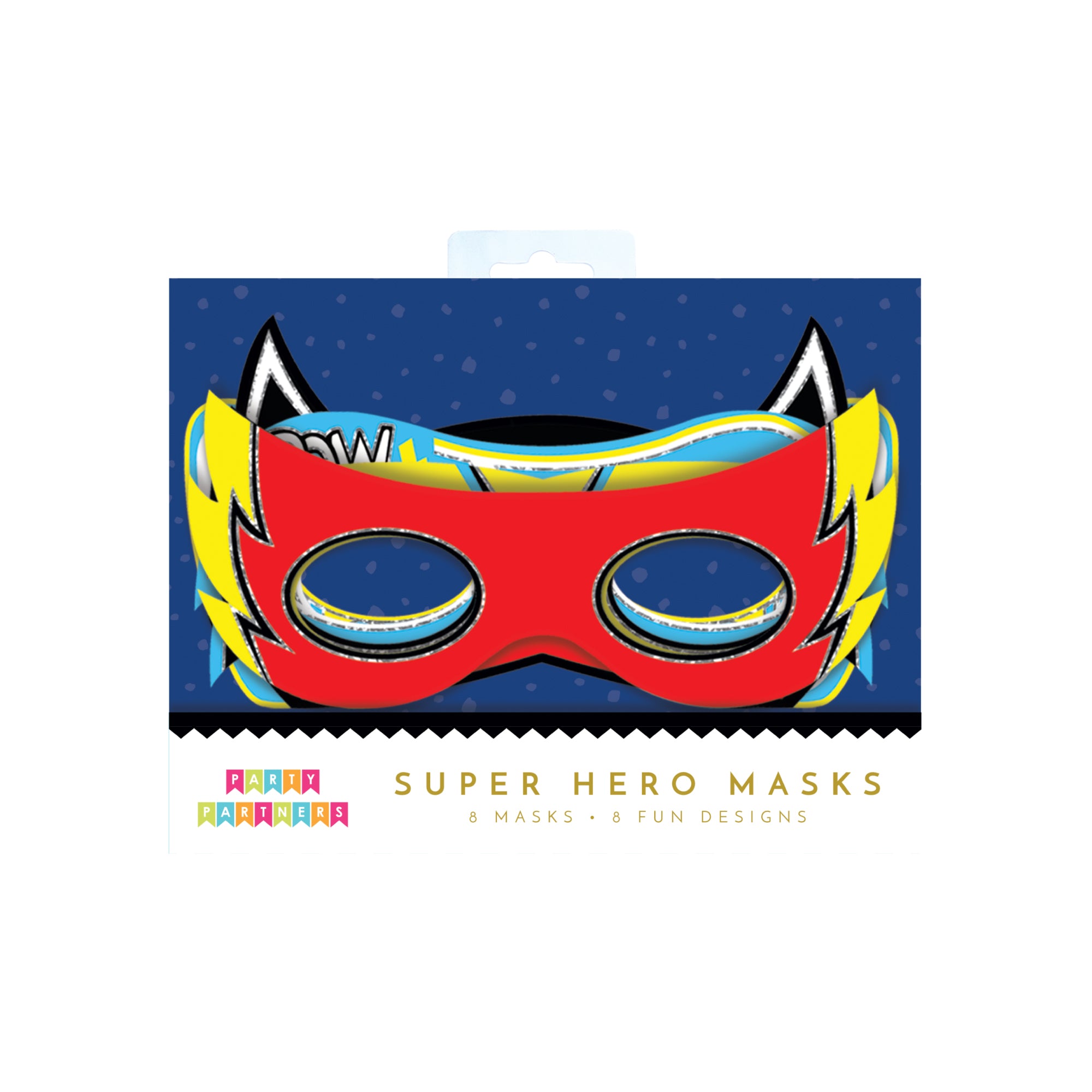 Superhero Party Masks 8ct | The Party Darling
