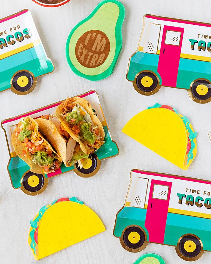 Taco Dessert Napkins 25ct - The Party Darling