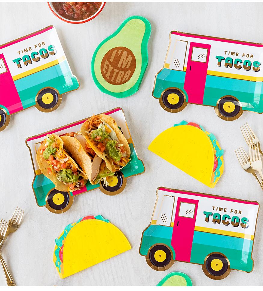 Taco Dessert Napkins 25ct | The Party Darling