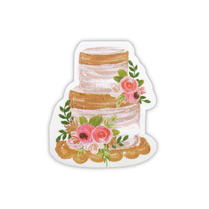 Tiered Wedding Cake Beverage Napkins 20ct | The Party Darling