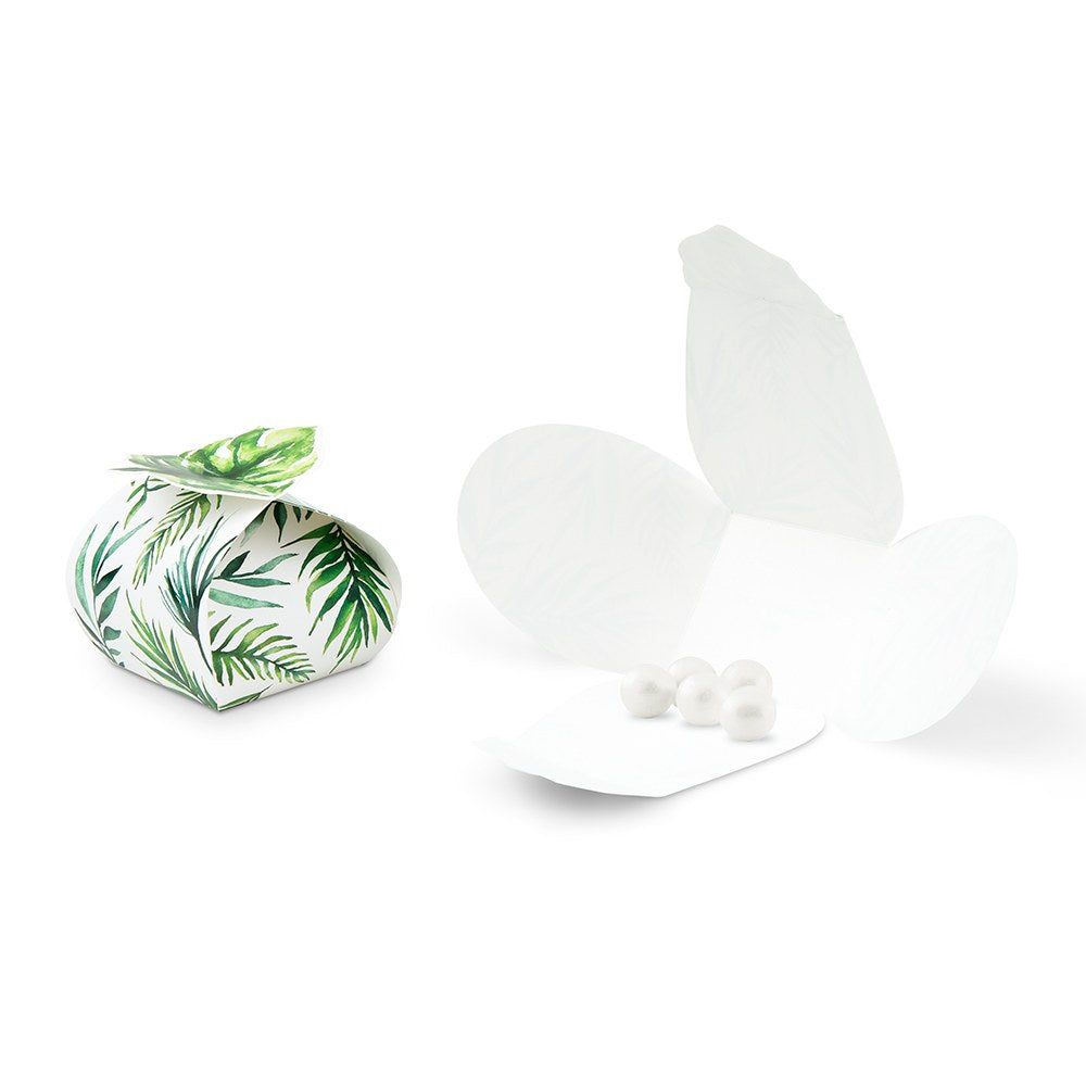 Tropical Palm Leaf Favor Boxes | The Party Darling