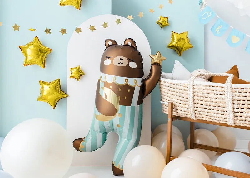 Little Star Teddy Bear Balloon 35.5in | The Party Darling