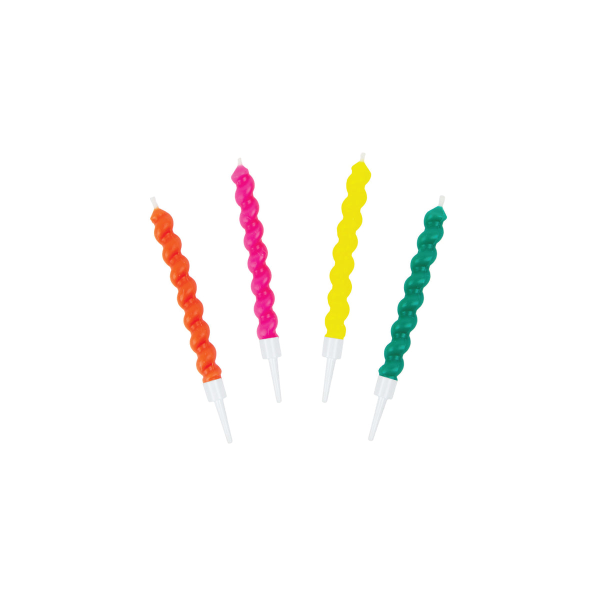 Twirl Multicolored Birthday Candles 8ct | The Party Darling