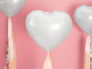 White Heart Foil Balloon Decorations | The Party Darling