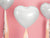 White Heart Foil Balloon 18in | The Party Darling
