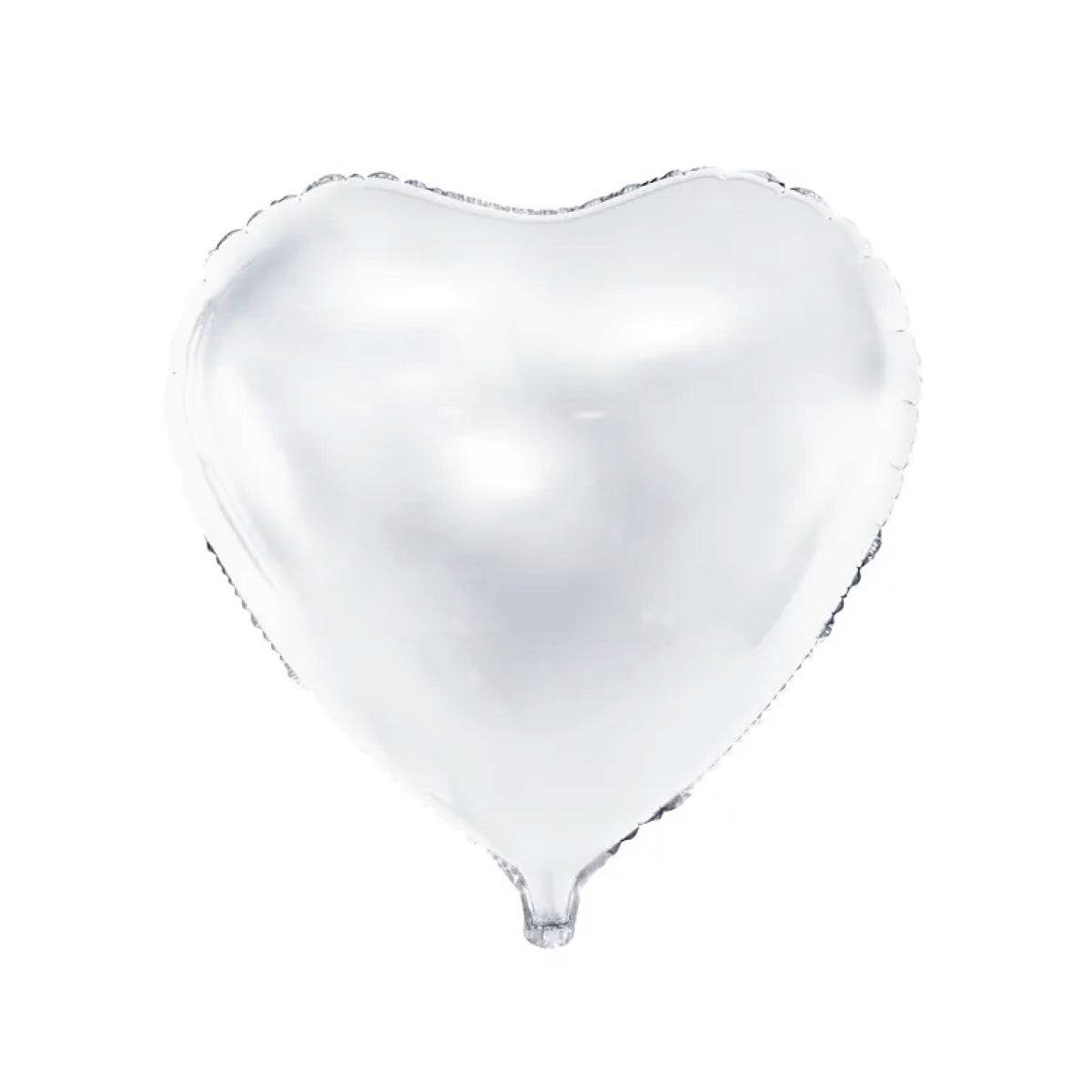 White Heart Foil Balloon 18in | The Party Darling