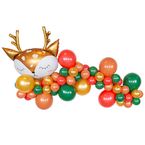 Woodland Deer Balloon Garland Kit 6ft | The Party Darling